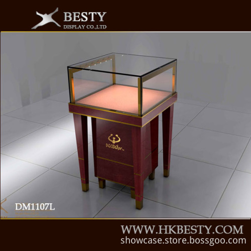 Tempered glass jewelry display stand